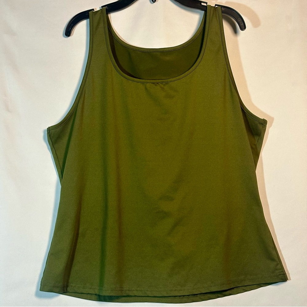 Women’s XXL Olive Green Polyester 2-Piece Spandex Jogger Set - Picture 5 of 7